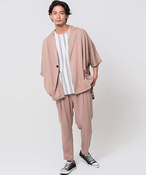 CavariA（キャバリア）の「『CavariA/キャバリア』1Bドルマンスリーブビッグシルエットジャケット（その他アウター・メンズ・ベージュ/ブラウン/グレー・M/L）」の13枚目の写真