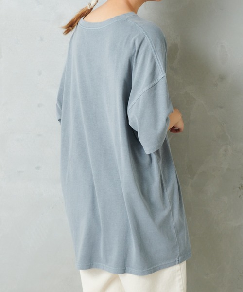 PUAL CE CIN（ピュアルセシン）の「ピグメントＴ（Tシャツ/カットソー・レディース・ブラック/ベージュ/グリーン/ブルーグレー/ピンク系その他・FREE）」の13枚目の写真