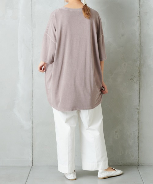 PUAL CE CIN（ピュアルセシン）の「ピグメントＴ（Tシャツ/カットソー・レディース・ブラック/ベージュ/グリーン/ブルーグレー/ピンク系その他・FREE）」の20枚目の写真