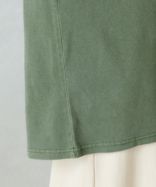 PUAL CE CIN（ピュアルセシン）の「ピグメントＴ（Tシャツ/カットソー・レディース・ブラック/ベージュ/グリーン/ブルーグレー/ピンク系その他・FREE）」の12枚目の写真