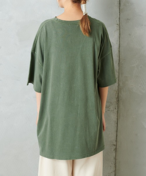 PUAL CE CIN（ピュアルセシン）の「ピグメントＴ（Tシャツ/カットソー・レディース・ブラック/ベージュ/グリーン/ブルーグレー/ピンク系その他・FREE）」の15枚目の写真