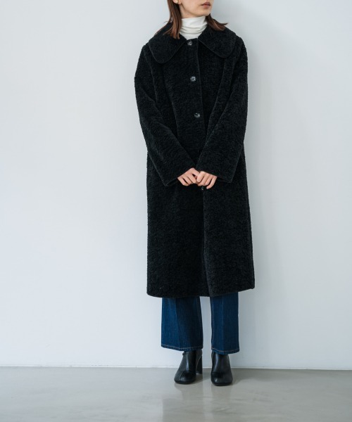 yuw（ユウ）の「ムートンロングコート 921574（ムートンコート）」 - WEAR 
