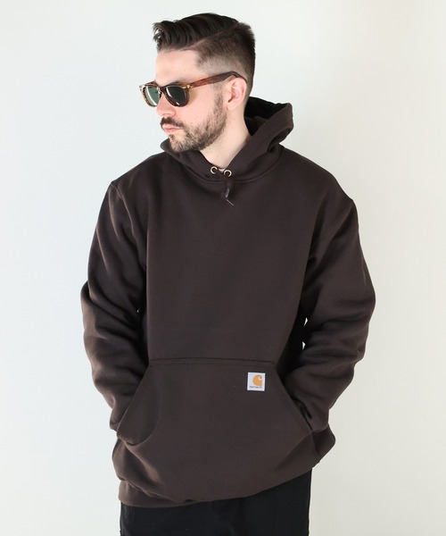 JACKROSE（ジャックローズ）の「Carhartt-HOODED PULLOVER SWEAT SHIRT/カーハート プルオーバー スウェット パーカー（パーカー・メンズ・ブラック/グレー/ブラウン・S/M/L）」の3枚目の写真