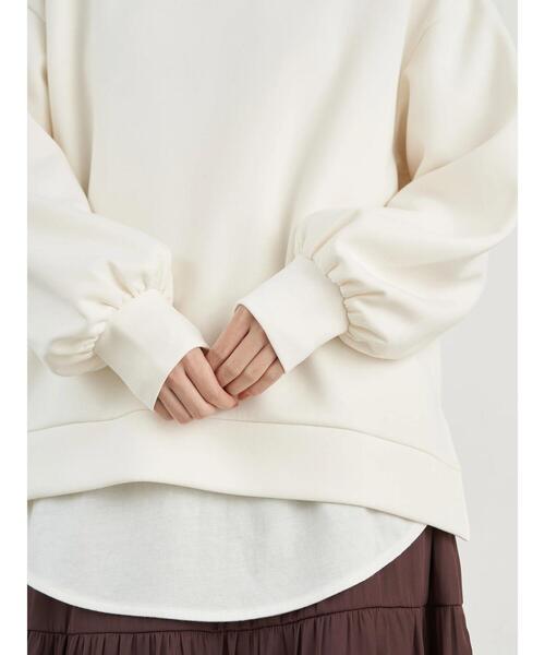 earth music&ecology（アースミュージックアンドエコロジー）の「ラウンドヘムカットチュニック ＊〇（Tシャツ/カットソー・レディース・ブラック/ベージュ/オフホワイト・FREE）」の13枚目の写真