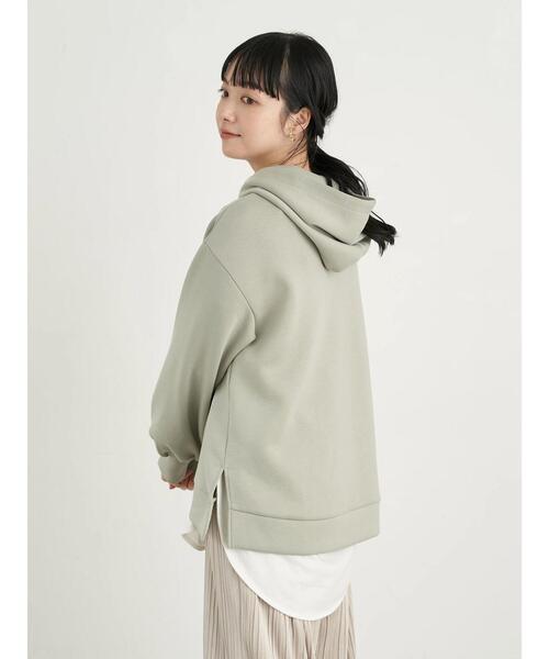 earth music&ecology（アースミュージックアンドエコロジー）の「ラウンドヘムカットチュニック ＊〇（Tシャツ/カットソー・レディース・ブラック/ベージュ/オフホワイト・FREE）」の17枚目の写真