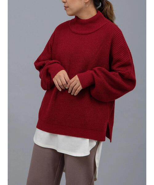 earth music&ecology（アースミュージックアンドエコロジー）の「ラウンドヘムカットチュニック ＊〇（Tシャツ/カットソー・レディース・ブラック/ベージュ/オフホワイト・FREE）」の21枚目の写真