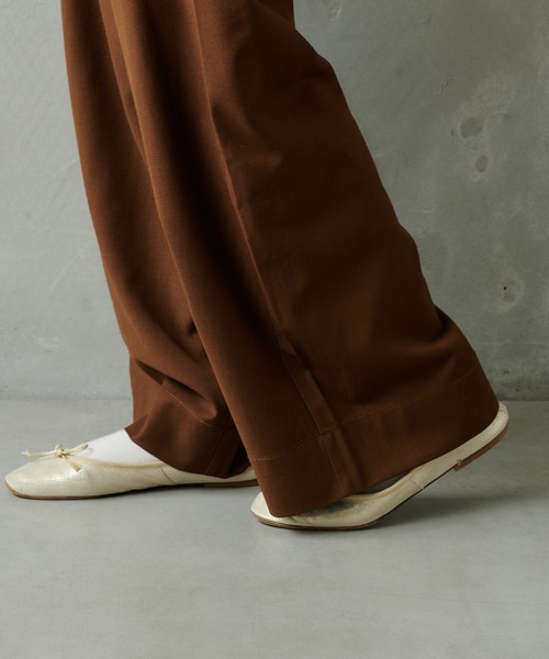 PUAL CE CIN(ピュアルセシン)の「2WAY パンツ/サスペンダー付パンツ(その他パンツ・レディース・ブラウン/ベージュ/ネイビー・FREE)」の6枚目の写真