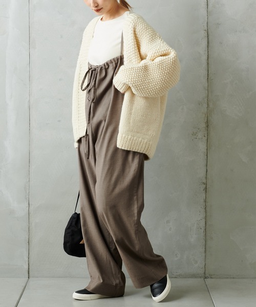 PUAL CE CIN(ピュアルセシン)の「2WAY パンツ/サスペンダー付パンツ(その他パンツ・レディース・ブラウン/ベージュ/ネイビー・FREE)」の10枚目の写真
