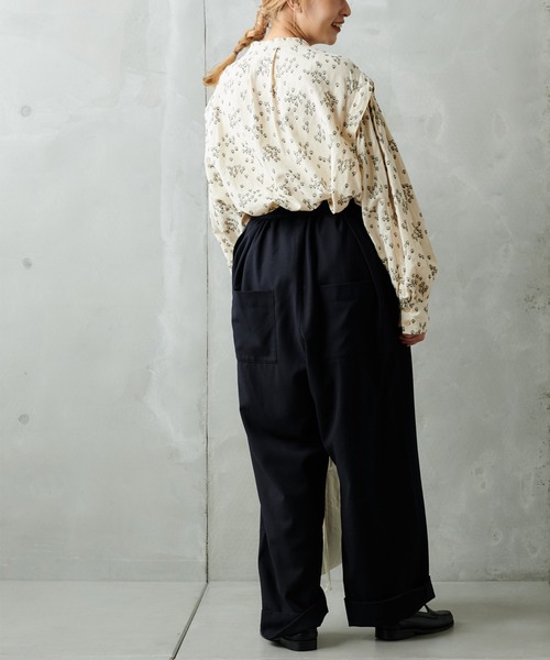PUAL CE CIN(ピュアルセシン)の「2WAY パンツ/サスペンダー付パンツ(その他パンツ・レディース・ブラウン/ベージュ/ネイビー・FREE)」の15枚目の写真