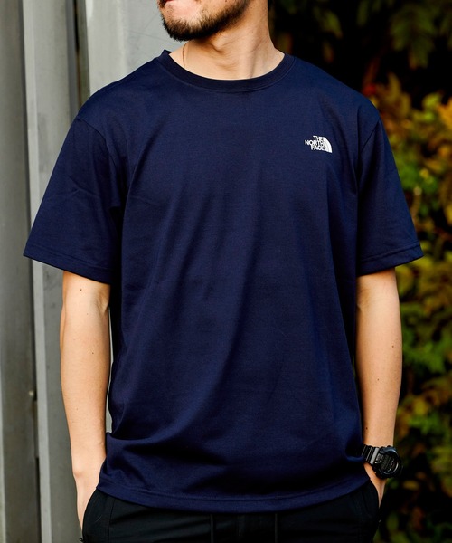 THE NORTH FACE（ザノースフェイス）の「THE NORTH FACE S/S BACK SQUARE LOGO TEE / ザ・ノース・フェイス ショートスリーブ バックスクエア ロゴ ティー（Tシャツ/カットソー・メンズ・ホワイト/ブラック/ネイビー/グレー・S/M/L/XL/XXL）」の13枚目の写真