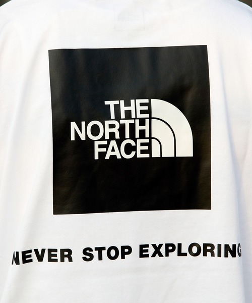 THE NORTH FACE（ザノースフェイス）の「THE NORTH FACE S/S BACK SQUARE LOGO TEE / ザ・ノース・フェイス ショートスリーブ バックスクエア ロゴ ティー（Tシャツ/カットソー・メンズ・ホワイト/ブラック/ネイビー/グレー・S/M/L/XL/XXL）」の14枚目の写真