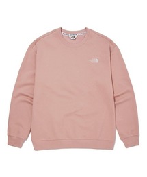 【THE NORTH FACE / ザ・ノース・フェイス】ワンポイント刺繍 オーバーサイズ クルーネックスウェット トレーナー DAILY LOGO SWEATSHIRTS