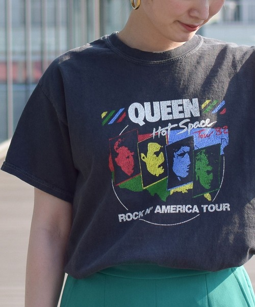 GOOD ROCK SPEED(グッドロックスピード)の「GOOD ROCK SPEED / Queen Tour Tシャツ(Tシャツ/カットソー・レディース・ブラック・ONE SIZE)」の21枚目の写真