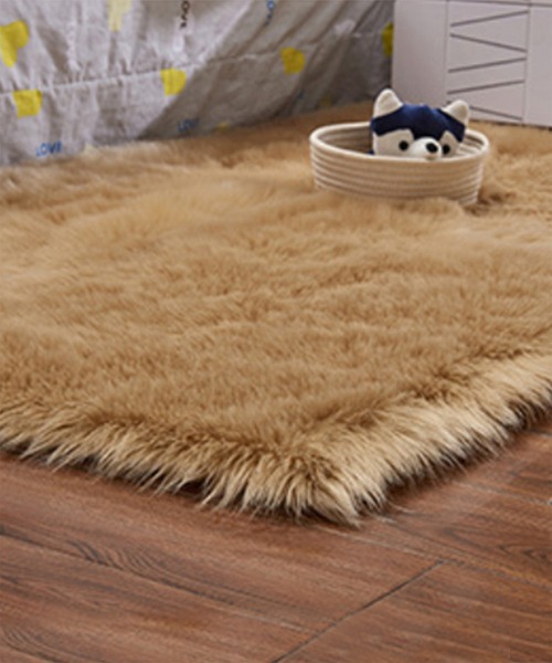 aimoha（アイモハ）の「ファーラグマット（ラグ/マット・レディース・ホワイト/ピンク/キャメル/ホワイト系その他/ピンク系その他・FREE）」の14枚目の写真