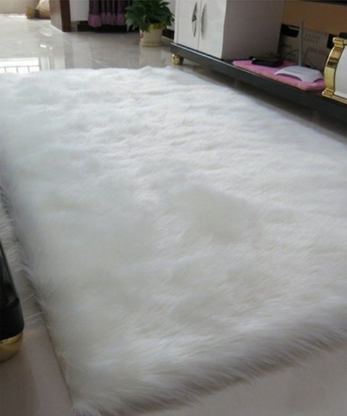 aimoha（アイモハ）の「ファーラグマット（ラグ/マット・レディース・ホワイト/ピンク/キャメル/ホワイト系その他/ピンク系その他・FREE）」の11枚目の写真