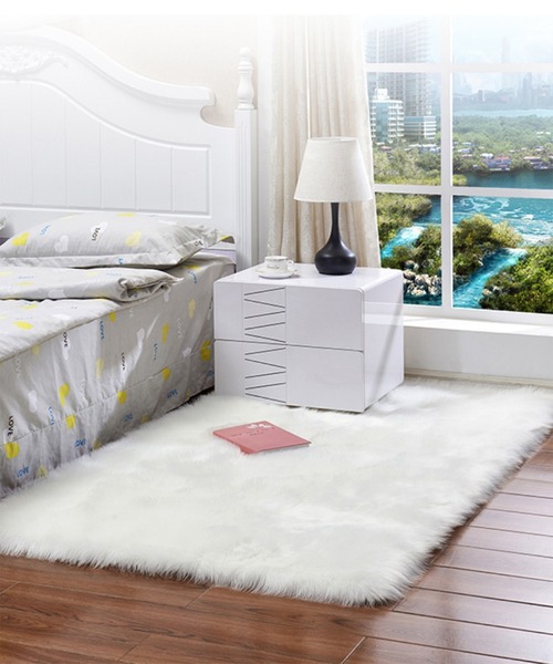 aimoha（アイモハ）の「ファーラグマット（ラグ/マット・レディース・ホワイト/ピンク/キャメル/ホワイト系その他/ピンク系その他・FREE）」の16枚目の写真