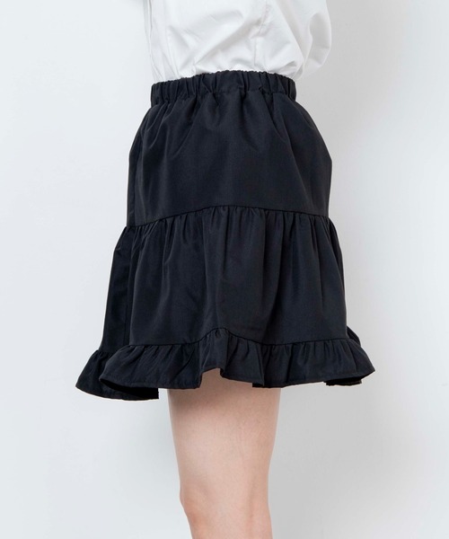 WEGO(ウィゴー)の「WEGO/ティアードミニスカート(スカート・レディース・グレー系その他/ブラック・FREE)」の10枚目の写真