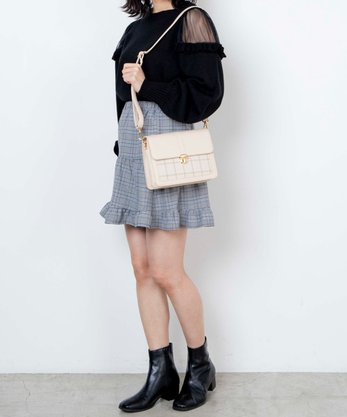 WEGO(ウィゴー)の「WEGO/ティアードミニスカート(スカート・レディース・グレー系その他/ブラック・FREE)」の8枚目の写真