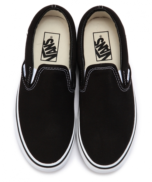 VANS（バンズ）の「VANSスリッポン/ VANS SLIP-ON（スニーカー・レディース・ブラック/オフホワイト・4h/5/5h/6）」の5枚目の写真