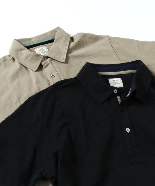 KRIFF MAYER（クリフメイヤー）の「マルチステッチポロワンピ（ポロシャツ・レディース・ブラック/ネイビー/ベージュ/セージグリーン・MEDIUM/LARGE）」の12枚目の写真