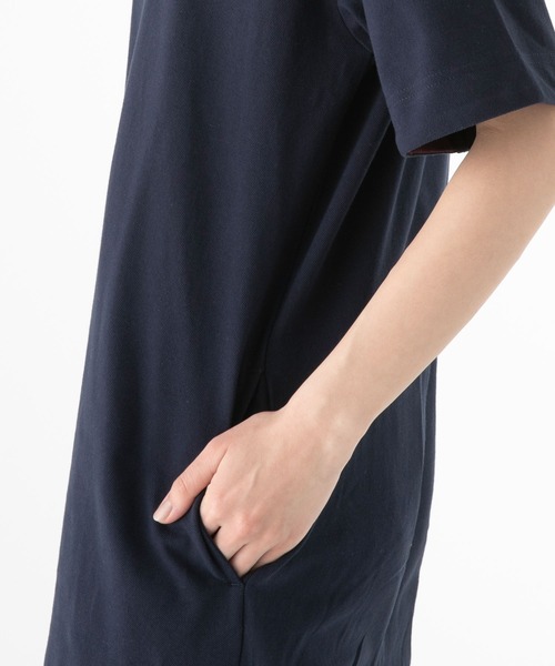 KRIFF MAYER（クリフメイヤー）の「マルチステッチポロワンピ（ポロシャツ・レディース・ブラック/ネイビー/ベージュ/セージグリーン・MEDIUM/LARGE）」の13枚目の写真