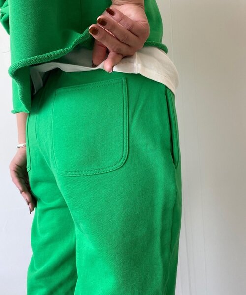 JET（ジェット）の「◆【ウォッシャブル】10ozスウェットロングパンツ（その他パンツ・レディース・グリーン/ホワイト/カーキ・04/02）」の13枚目の写真