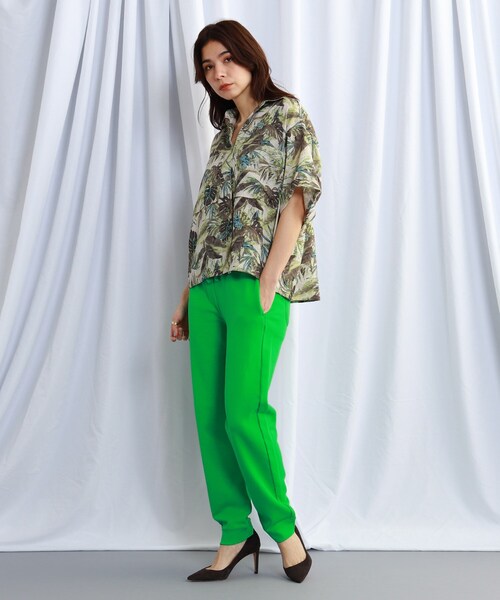 JET（ジェット）の「◆【ウォッシャブル】10ozスウェットロングパンツ（その他パンツ・レディース・グリーン/ホワイト/カーキ・04/02）」の5枚目の写真