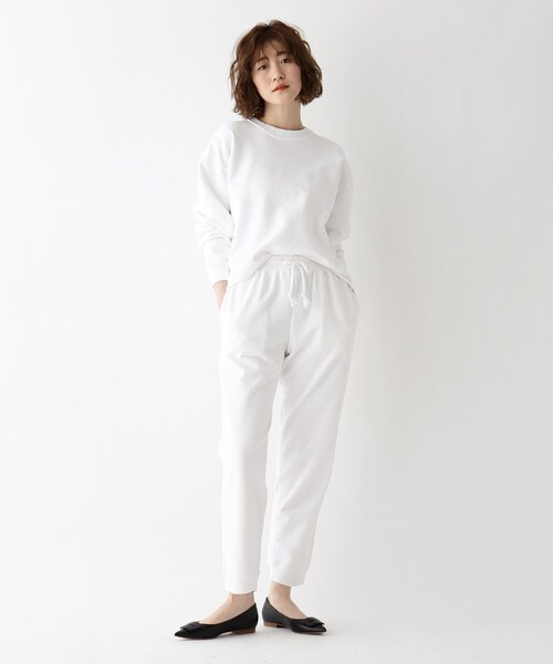 JET（ジェット）の「◆【ウォッシャブル】10ozスウェットロングパンツ（その他パンツ・レディース・グリーン/ホワイト/カーキ・04/02）」の4枚目の写真