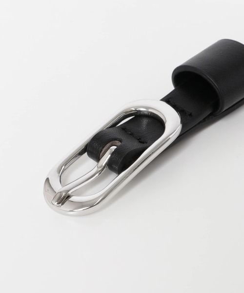 KBF（ケイビーエフ）の「オーバルバックルベルト（ベルト・レディース・アイボリー/ベージュ/ブラック・ONE）」の10枚目の写真