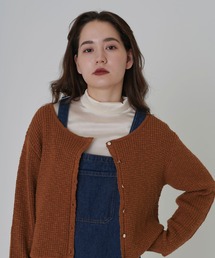 TINA：JOJUN | カーディガン 綿スラブニット TINA：JOJUN(カーディガン/ボレロ)