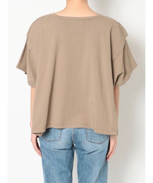 Ungrid（アングリッド）の「スリーブスリットデザインTee（Tシャツ/カットソー・レディース・ブラック/オフホワイト/モカ・FREE）」の18枚目の写真