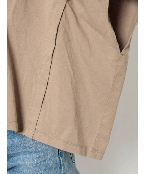 Ungrid（アングリッド）の「スリーブスリットデザインTee（Tシャツ/カットソー・レディース・ブラック/オフホワイト/モカ・FREE）」の21枚目の写真