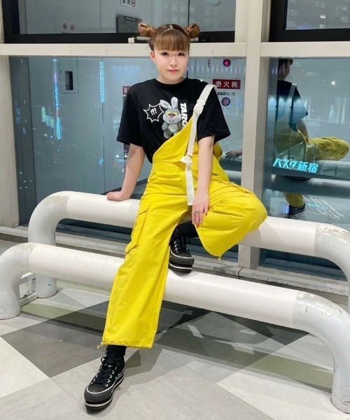 Candy Stripper（キャンディストリッパー）の「BUNNY TARGET Tシャツ（Tシャツ/カットソー・レディース・ブラック/オフホワイト/イエロー・2/4/3）」の3枚目の写真