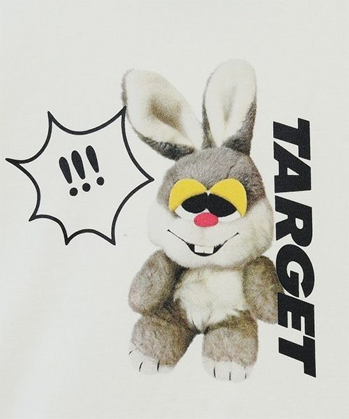Candy Stripper（キャンディストリッパー）の「BUNNY TARGET Tシャツ（Tシャツ/カットソー・レディース・ブラック/オフホワイト/イエロー・2/4/3）」の5枚目の写真