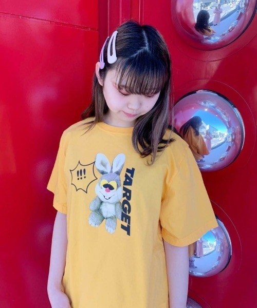 Candy Stripper（キャンディストリッパー）の「BUNNY TARGET Tシャツ（Tシャツ/カットソー・レディース・ブラック/オフホワイト/イエロー・2/4/3）」の11枚目の写真