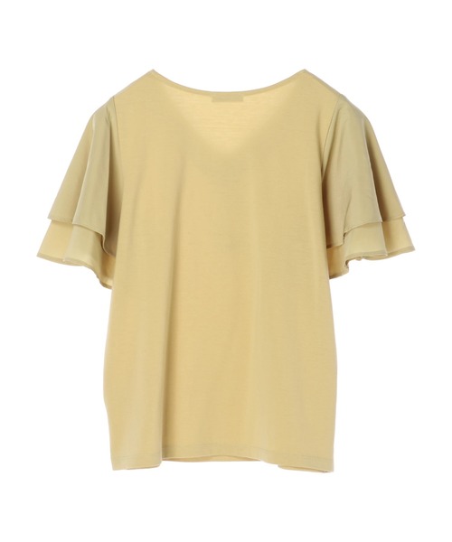 earth music&ecology(アースミュージックアンドエコロジー)の「異素材ドッキングプルオーバー(Vネック)*(Tシャツ/カットソー・レディース・オフホワイト/モカ/その他6/その他8・FREE)」の16枚目の写真