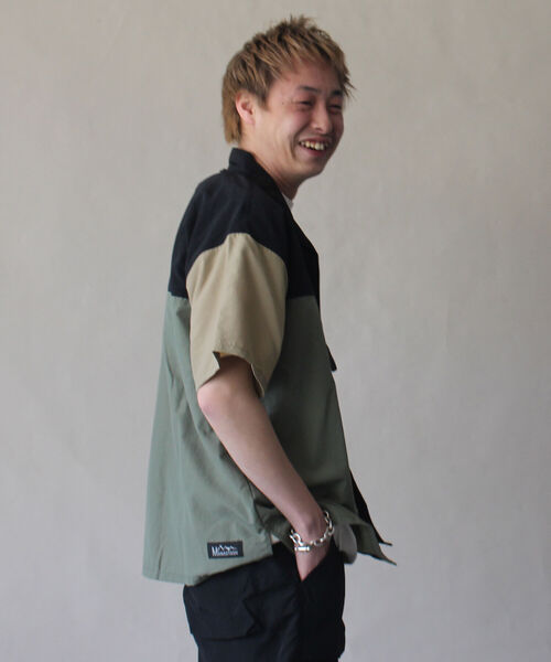 MANASTASH（マナスタッシュ）の「MANASTASH/マナスタッシュ　RIVER SHIRT 2.1　リバーシャツ2.1（シャツ/ブラウス・メンズ・ブラック/その他/カーキ・MEDIUM/X-LARGE/LARGE）」の15枚目の写真