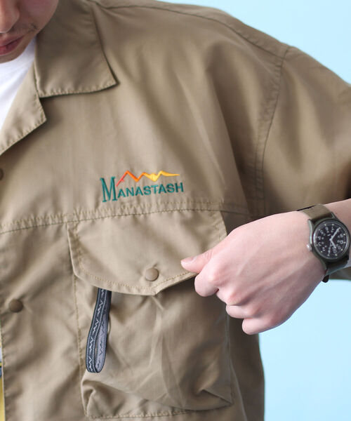 MANASTASH（マナスタッシュ）の「MANASTASH/マナスタッシュ　RIVER SHIRT 2.1　リバーシャツ2.1（シャツ/ブラウス・メンズ・ブラック/その他/カーキ・MEDIUM/X-LARGE/LARGE）」の17枚目の写真