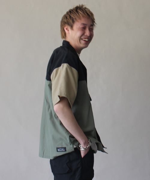 MANASTASH（マナスタッシュ）の「MANASTASH/マナスタッシュ　RIVER SHIRT 2.1　リバーシャツ2.1（シャツ/ブラウス・メンズ・ブラック/その他/カーキ・MEDIUM/X-LARGE/LARGE）」の8枚目の写真