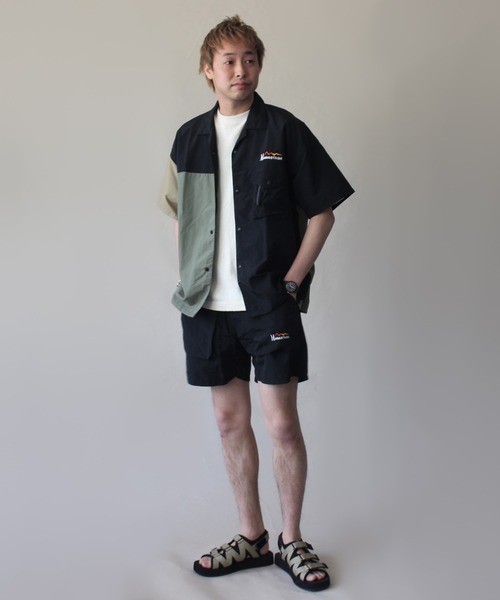 MANASTASH（マナスタッシュ）の「MANASTASH/マナスタッシュ　RIVER SHIRT 2.1　リバーシャツ2.1（シャツ/ブラウス・メンズ・ブラック/その他/カーキ・MEDIUM/X-LARGE/LARGE）」の10枚目の写真