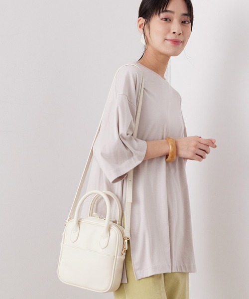 SALON adam et rope'（サロン アダム エ ロペ）の「シルケットスムースBIGTシャツ（Tシャツ/カットソー・レディース・ホワイト/ブルー系その他4/ブラック/グレー・FREE）」の3枚目の写真