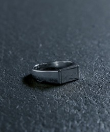 【YArKA/ヤーカ】rectangle design ring[drr]/長方形デザインリング silver925