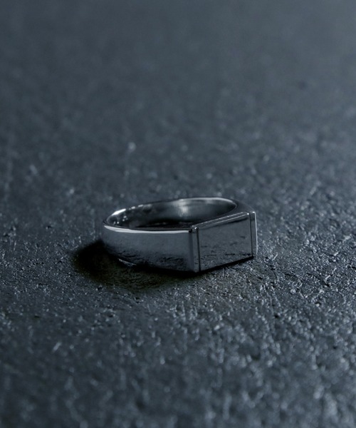 YArKA（ヤーカ）の「【YArKA/ヤーカ】rectangle design ring[drr]/長方形デザインリング silver925（リング・レディース・その他11/シルバー・#13/#17/#19/#11/#15/#21/#23）」の2枚目の写真