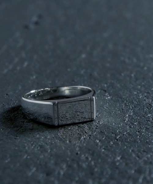 YArKA（ヤーカ）の「【YArKA/ヤーカ】rectangle design ring[drr]/長方形デザインリング silver925（リング・レディース・その他11/シルバー・#13/#17/#19/#11/#15/#21/#23）」の5枚目の写真