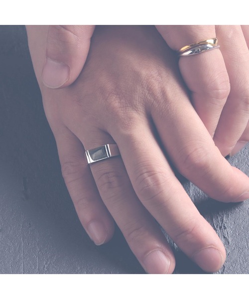 YArKA（ヤーカ）の「【YArKA/ヤーカ】rectangle design ring[drr]/長方形デザインリング silver925（リング・レディース・その他11/シルバー・#13/#17/#19/#11/#15/#21/#23）」の10枚目の写真