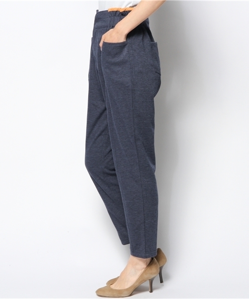 mystic（ミスティック）の「ウエストパイピングフリルパンツ（その他パンツ・レディース・ネイビー/チャコールグレー/ライトグレー・ﾌﾘ-）」の4枚目の写真