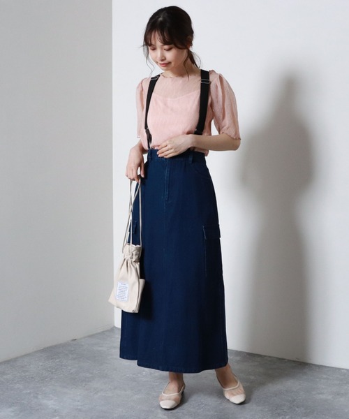 archives(アルシーヴ)の「【web限定item】パワショルシアー楊柳プルオーバー(シャツ/ブラウス・レディース・ブルー/アイボリー/ミント/ピンクベージュ・MEDIUM)」の10枚目の写真