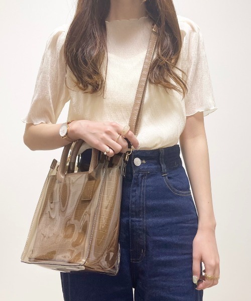 archives(アルシーヴ)の「【web限定item】パワショルシアー楊柳プルオーバー(シャツ/ブラウス・レディース・ブルー/アイボリー/ミント/ピンクベージュ・MEDIUM)」の22枚目の写真