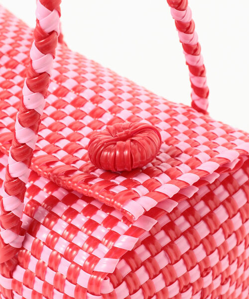 Ray BEAMS（レイビームス）の「Lalo / Violetta バッグ（トートバッグ・レディース・レッド/グリーン系その他5・ONE SIZE）」の5枚目の写真