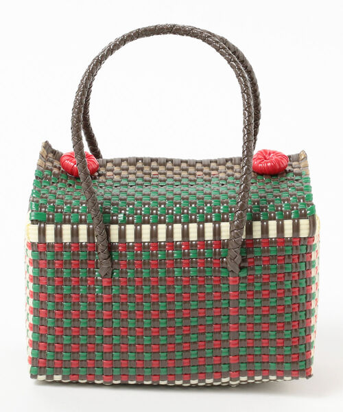 Ray BEAMS（レイビームス）の「Lalo / Violetta バッグ（トートバッグ・レディース・レッド/グリーン系その他5・ONE SIZE）」の8枚目の写真